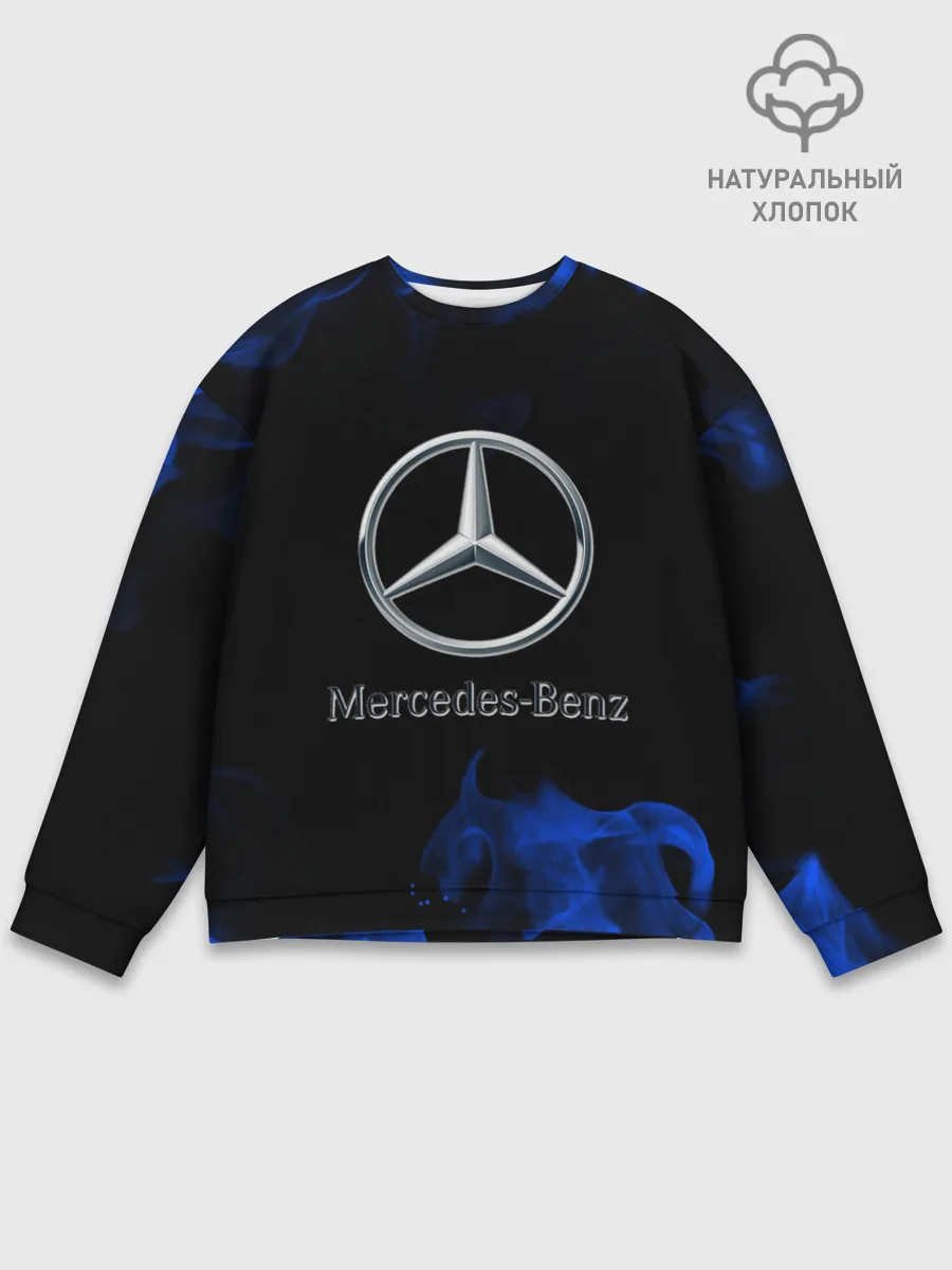 Мужской свитшот базовый / mercedes