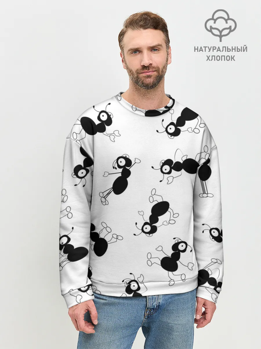 Мужской свитшот базовый / Муравьи