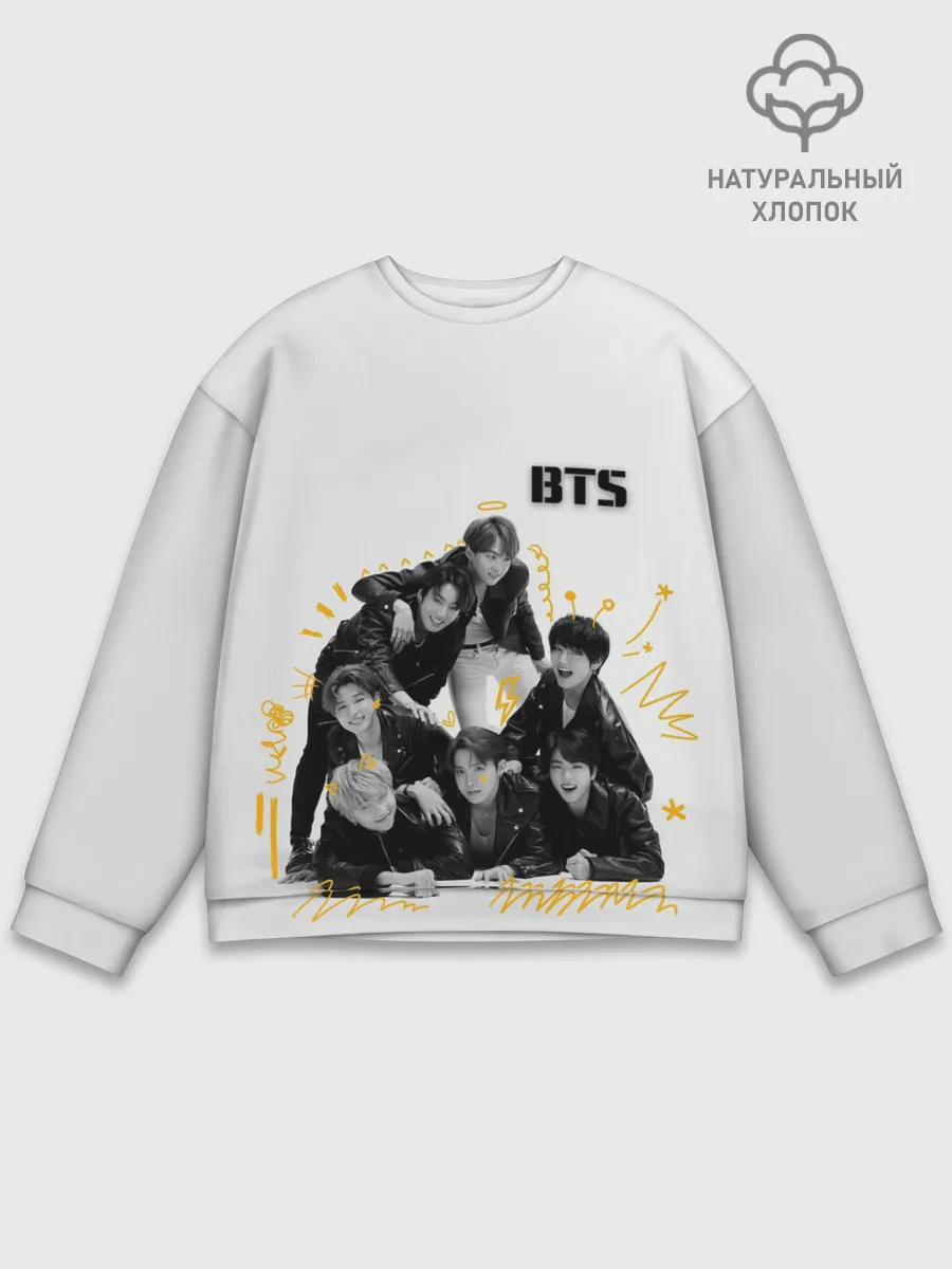 Мужской свитшот базовый / BTS