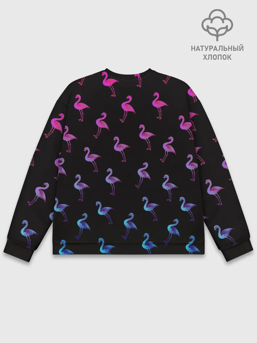 Мужской свитшот базовый / Фламинго