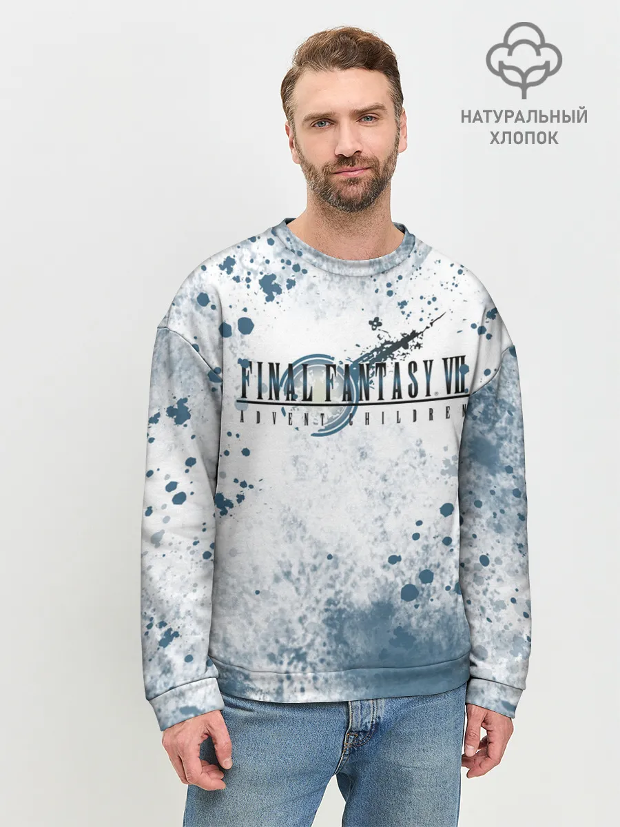 Мужской свитшот базовый / Final Fantasy VII Remake