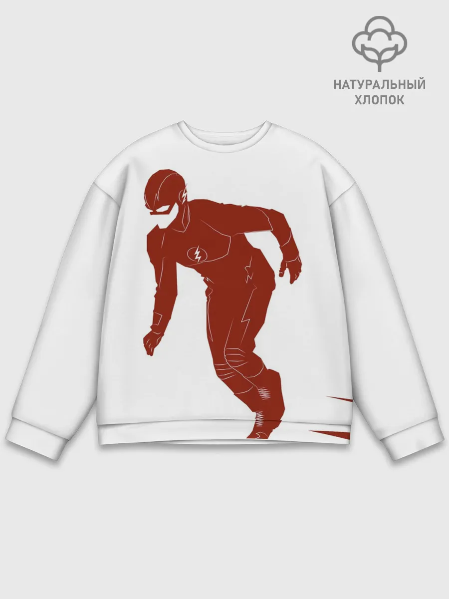 Мужской свитшот базовый / The Flash