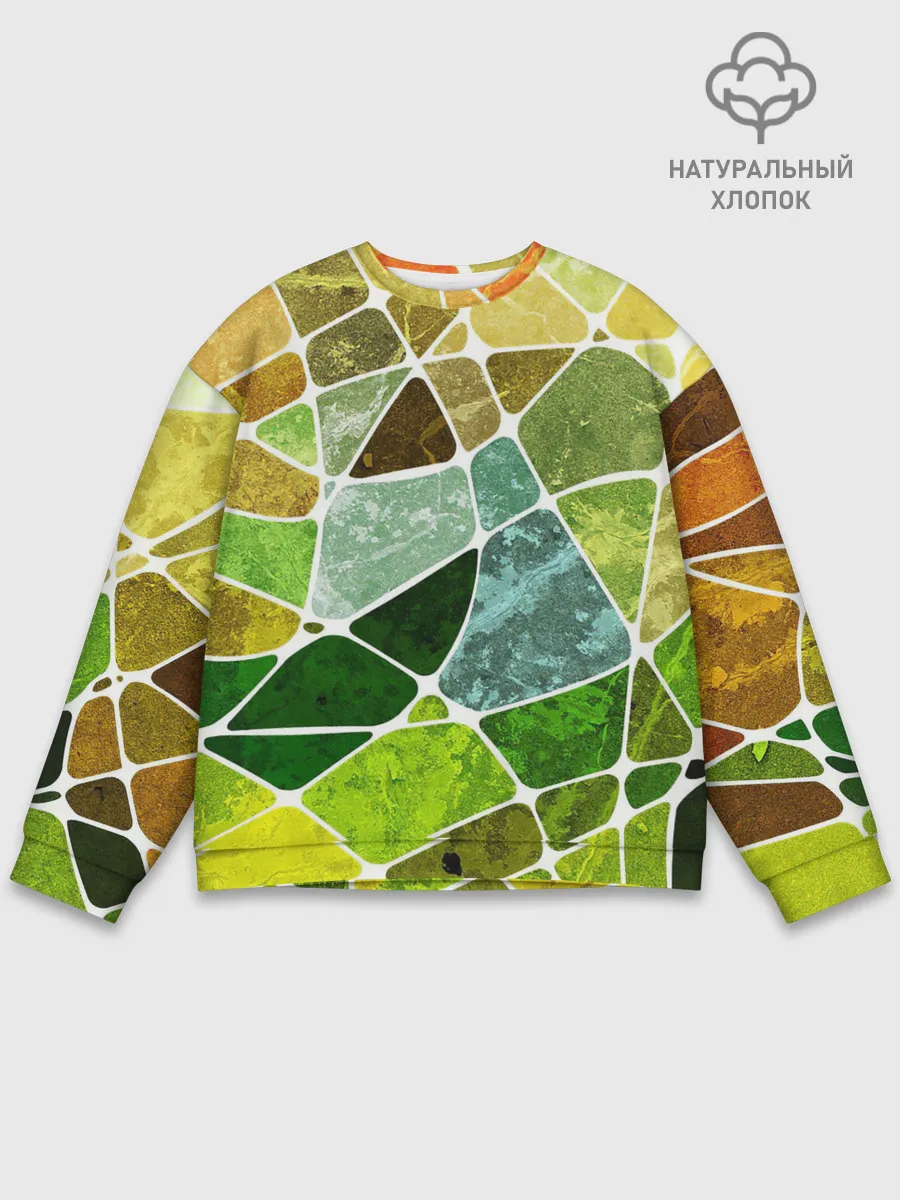 Мужской свитшот базовый / Мозаика