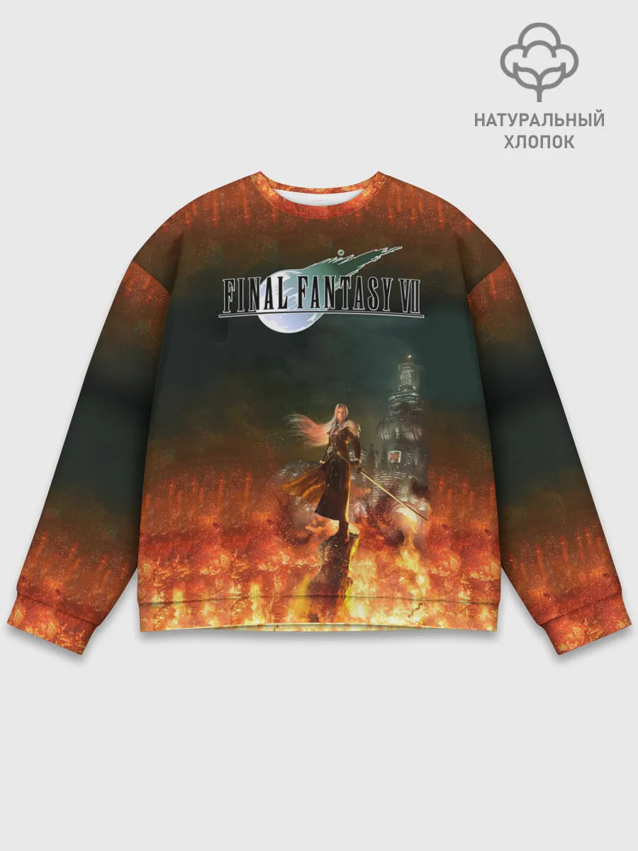Мужской свитшот базовый / Final Fantasy VII Remake