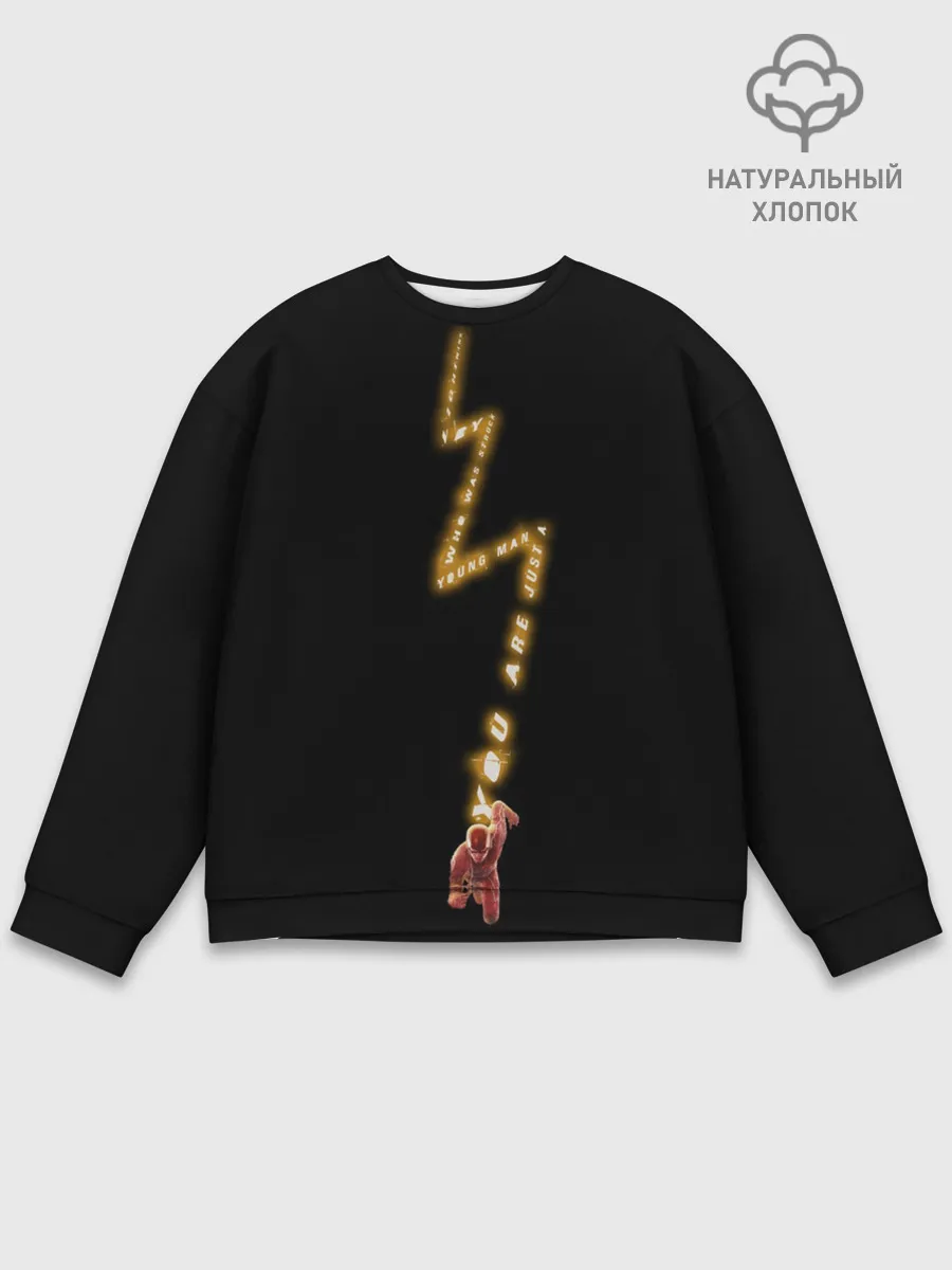 Мужской свитшот базовый / The Flash