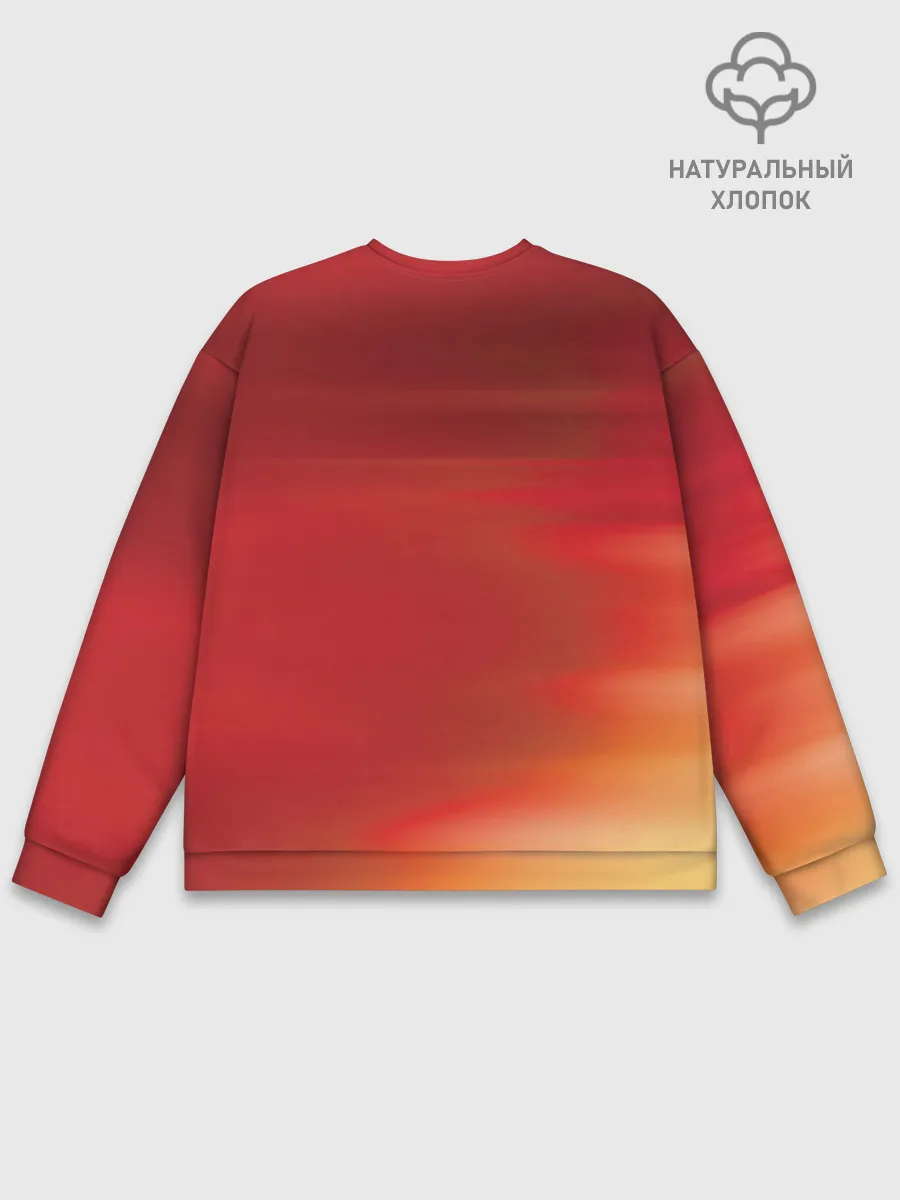 Мужской свитшот базовый / The Flash Logo Pattern