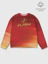 Мужской свитшот базовый / The Flash Logo Pattern