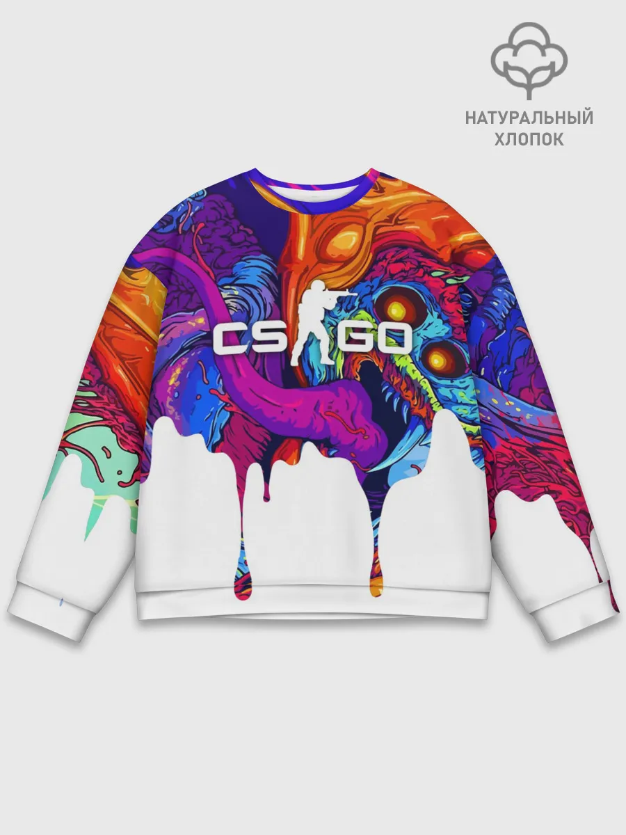 Мужской свитшот базовый / CS GO HYPER BEAST