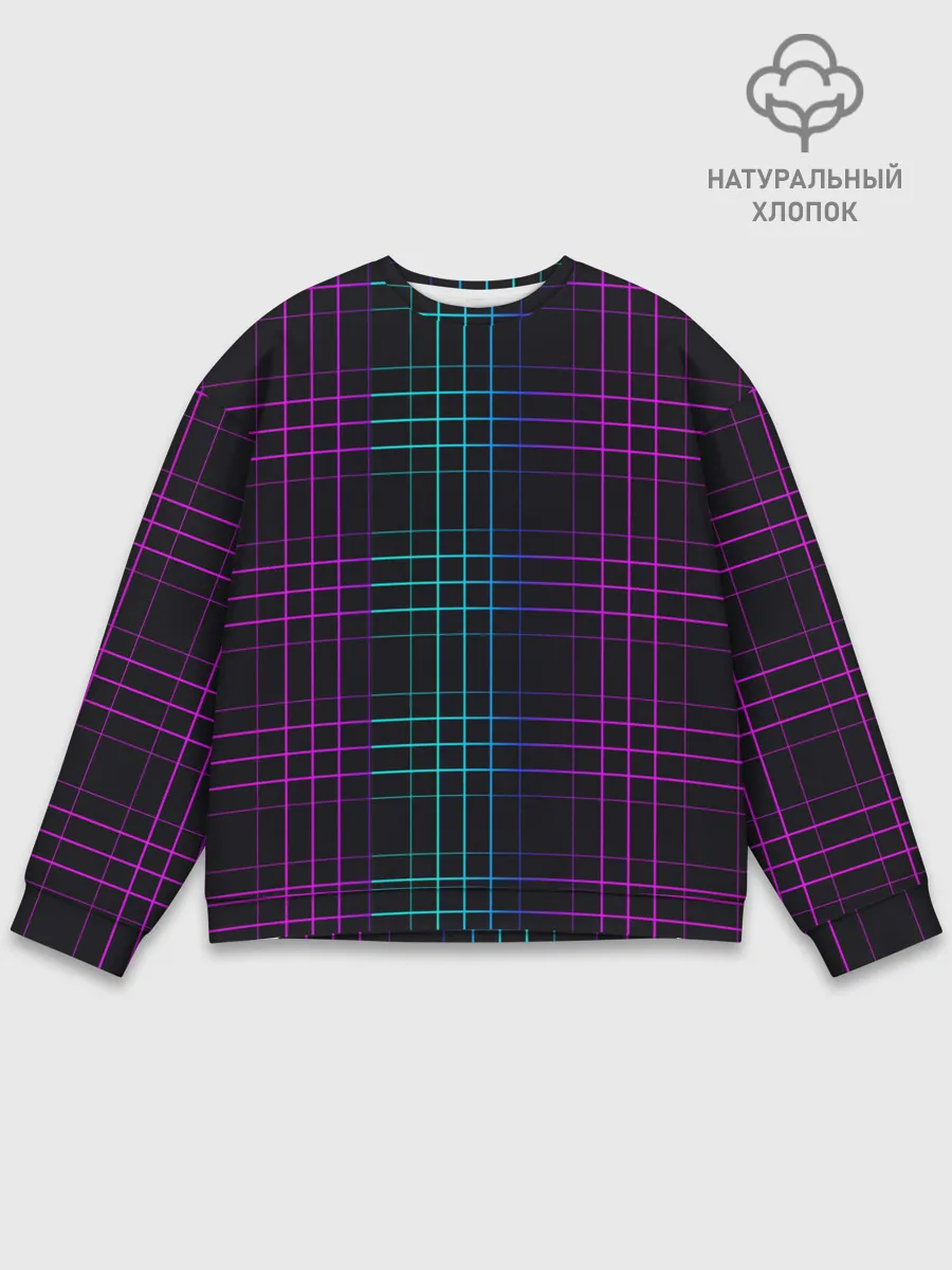 Мужской свитшот базовый / Neon cell