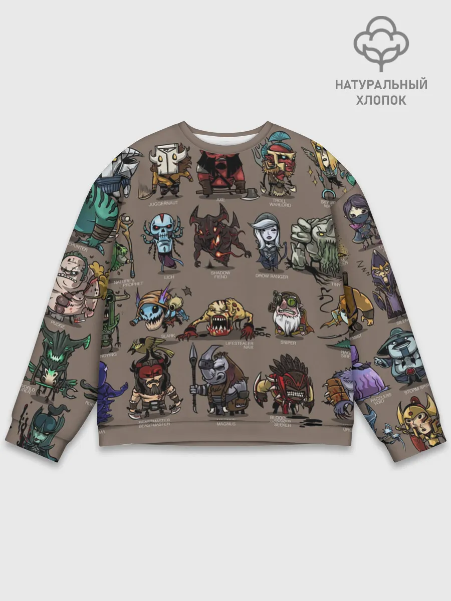 Мужской свитшот базовый / Коры Доты 2