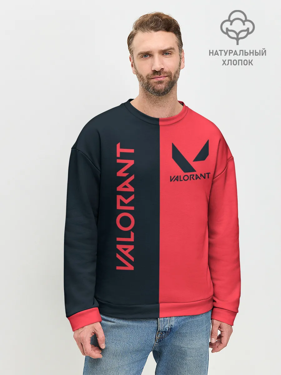 Мужской свитшот базовый / VALORANT | ВАЛОРАНТ