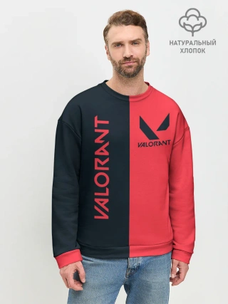 Мужской свитшот базовый / VALORANT | ВАЛОРАНТ