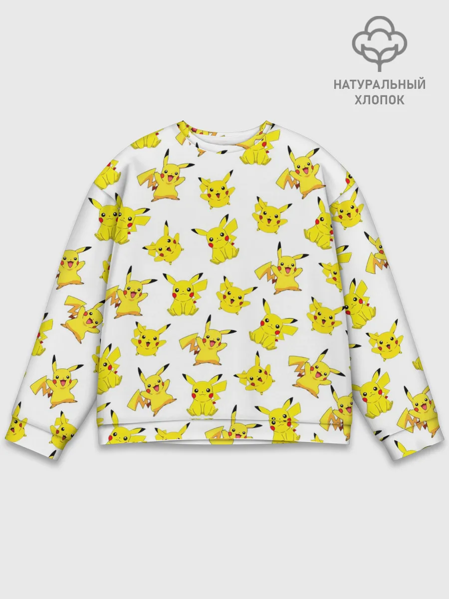 Мужской свитшот базовый / ПИКАЧУ