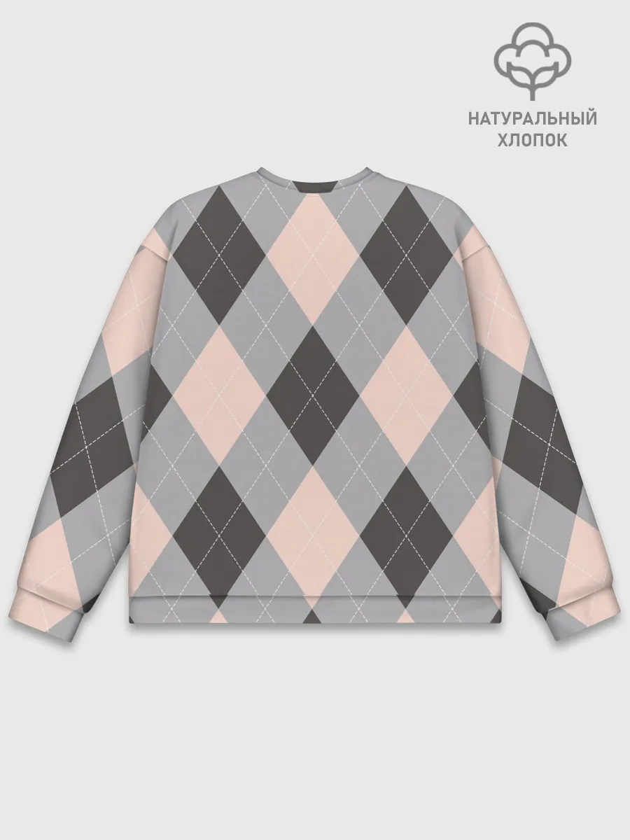 Мужской свитшот базовый / Шотландка | Tartan