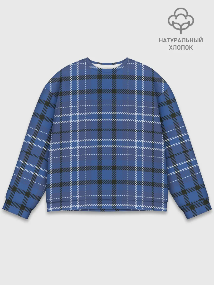 Мужской свитшот базовый / Шотландка | Tartan