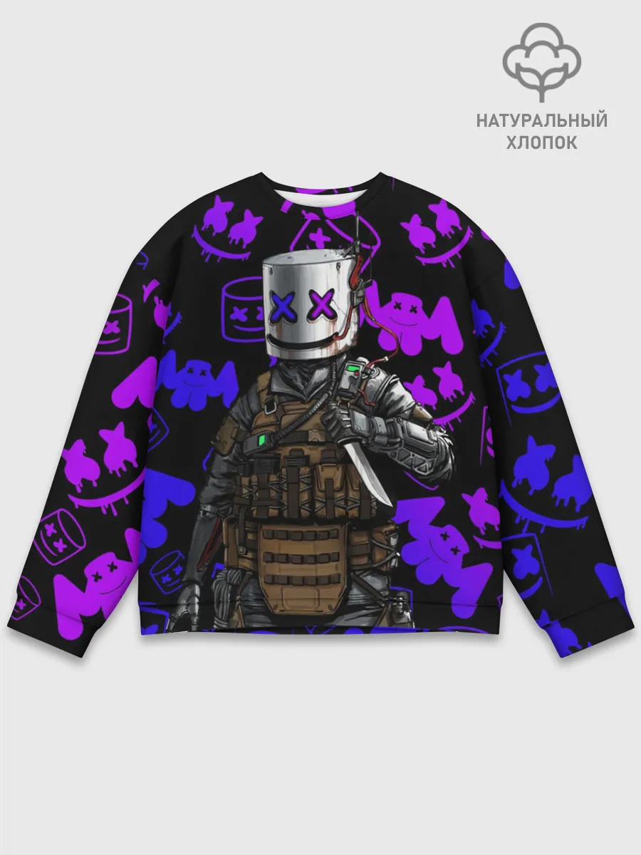 Мужской свитшот базовый / MARSHMELLO FORTNITE