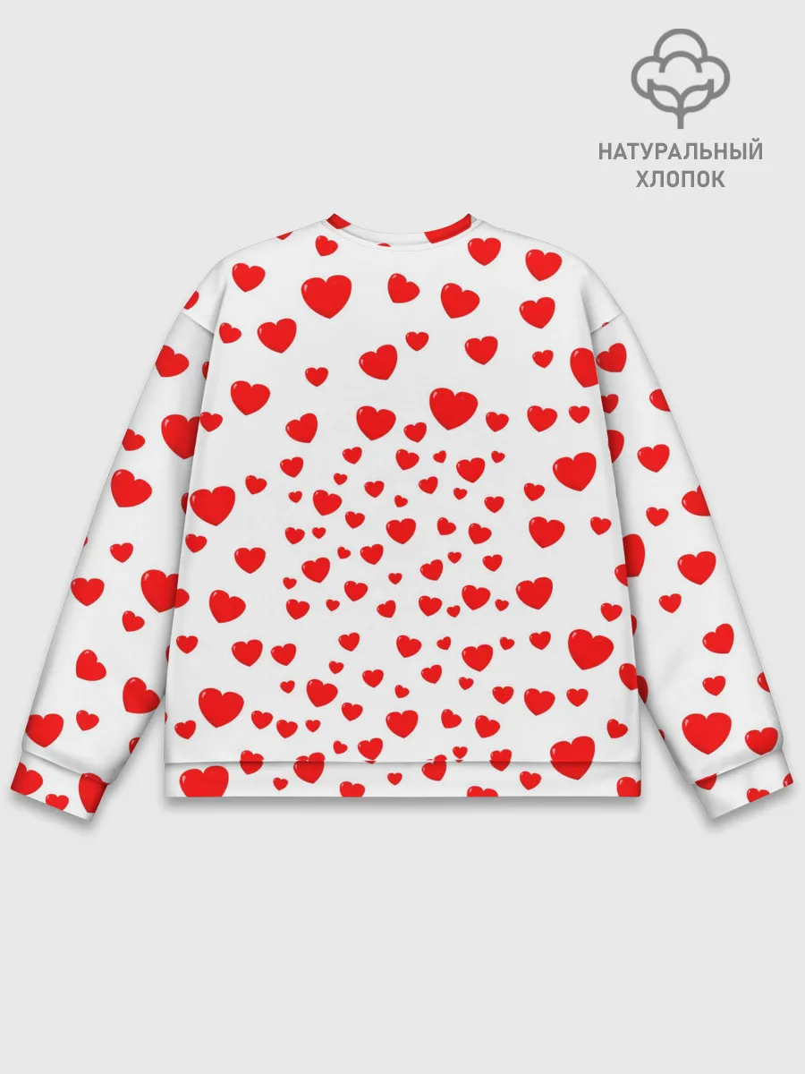 Мужской свитшот базовый / Котейка