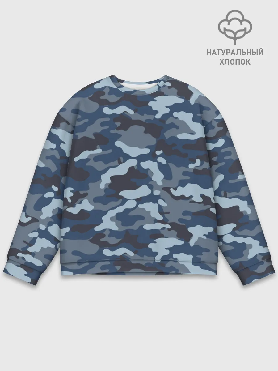 Мужской свитшот базовый / Камуфляж МВД