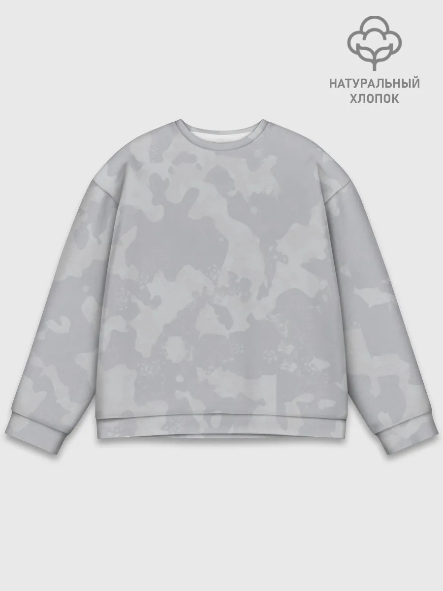 Мужской свитшот базовый / Светло-серая