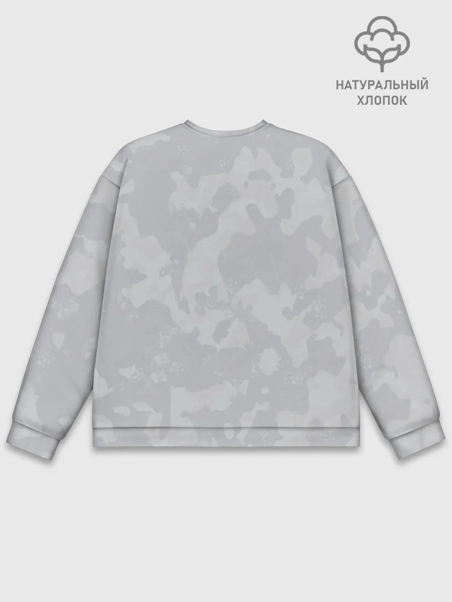 Мужской свитшот базовый / Светло-серая