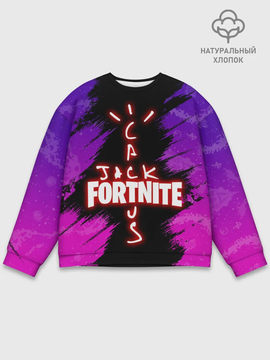 Мужской свитшот базовый / FORTNITE X TRAVIS SCOTT