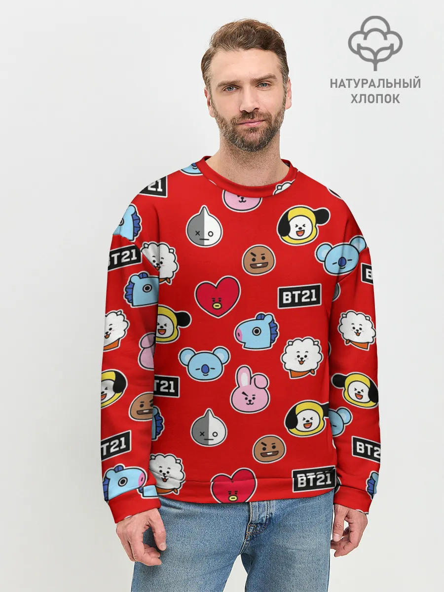 Мужской свитшот базовый / BTS