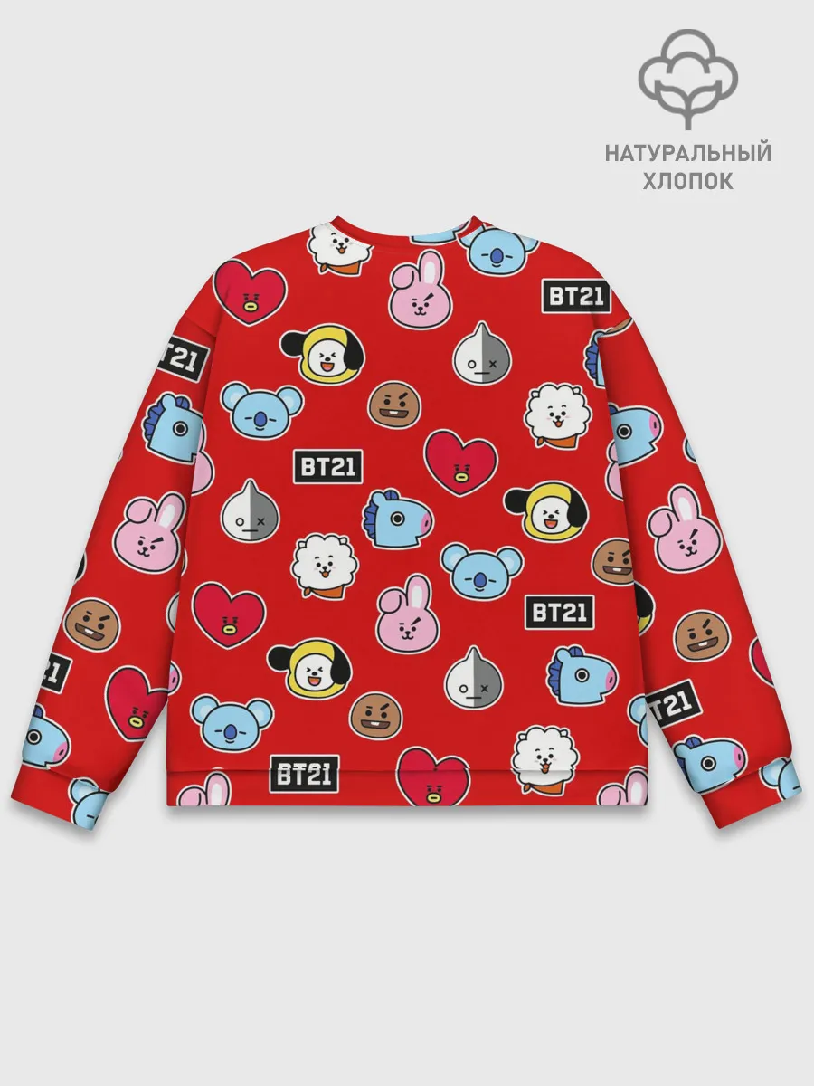 Мужской свитшот базовый / BTS