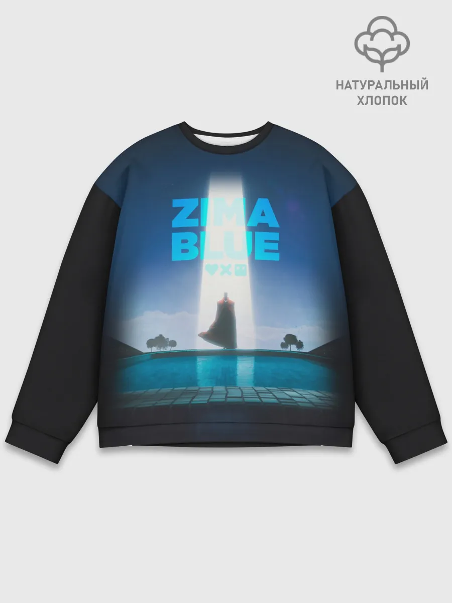 Мужской свитшот базовый / Zima Blue