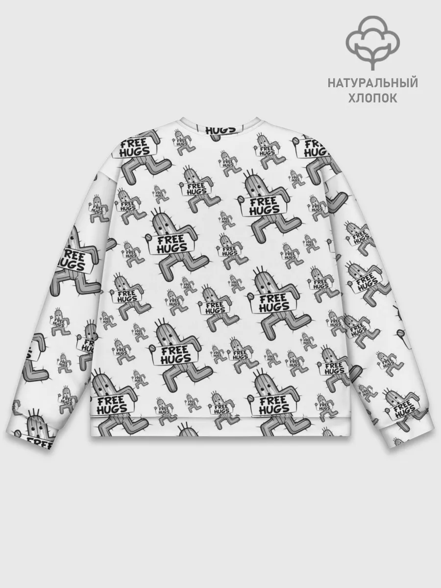 Мужской свитшот базовый / FREE HUGS