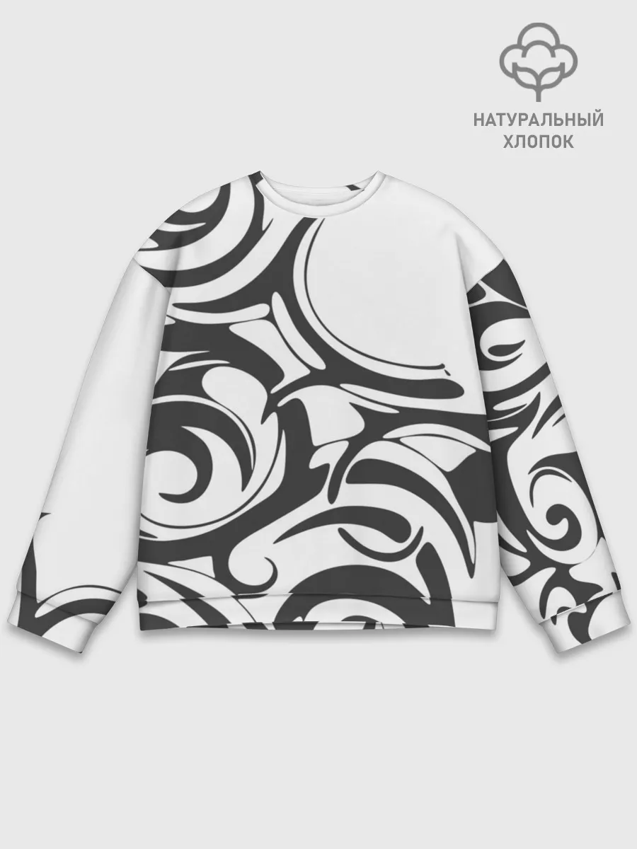 Мужской свитшот базовый / Узоры