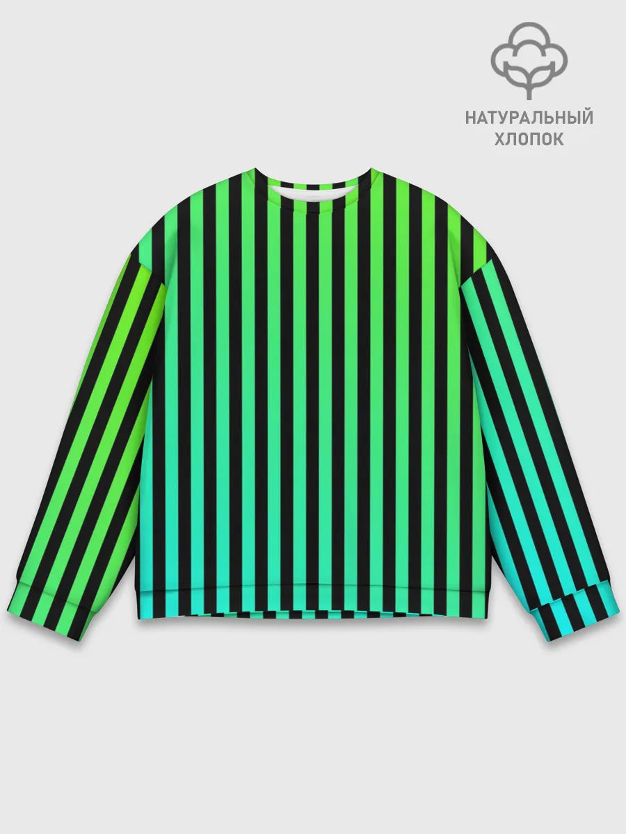 Мужской свитшот базовый / Пикси полосы