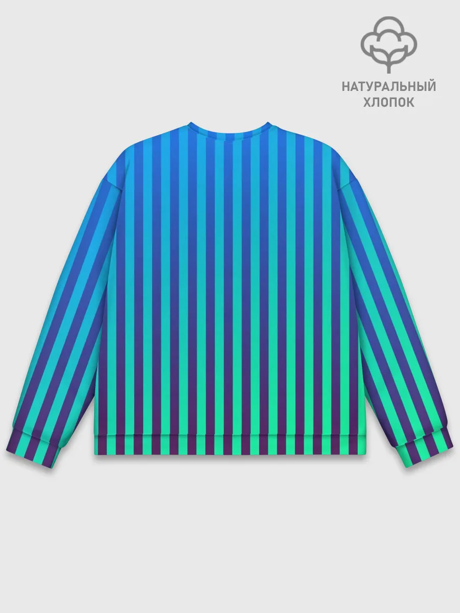 Мужской свитшот базовый / Пикси полосы