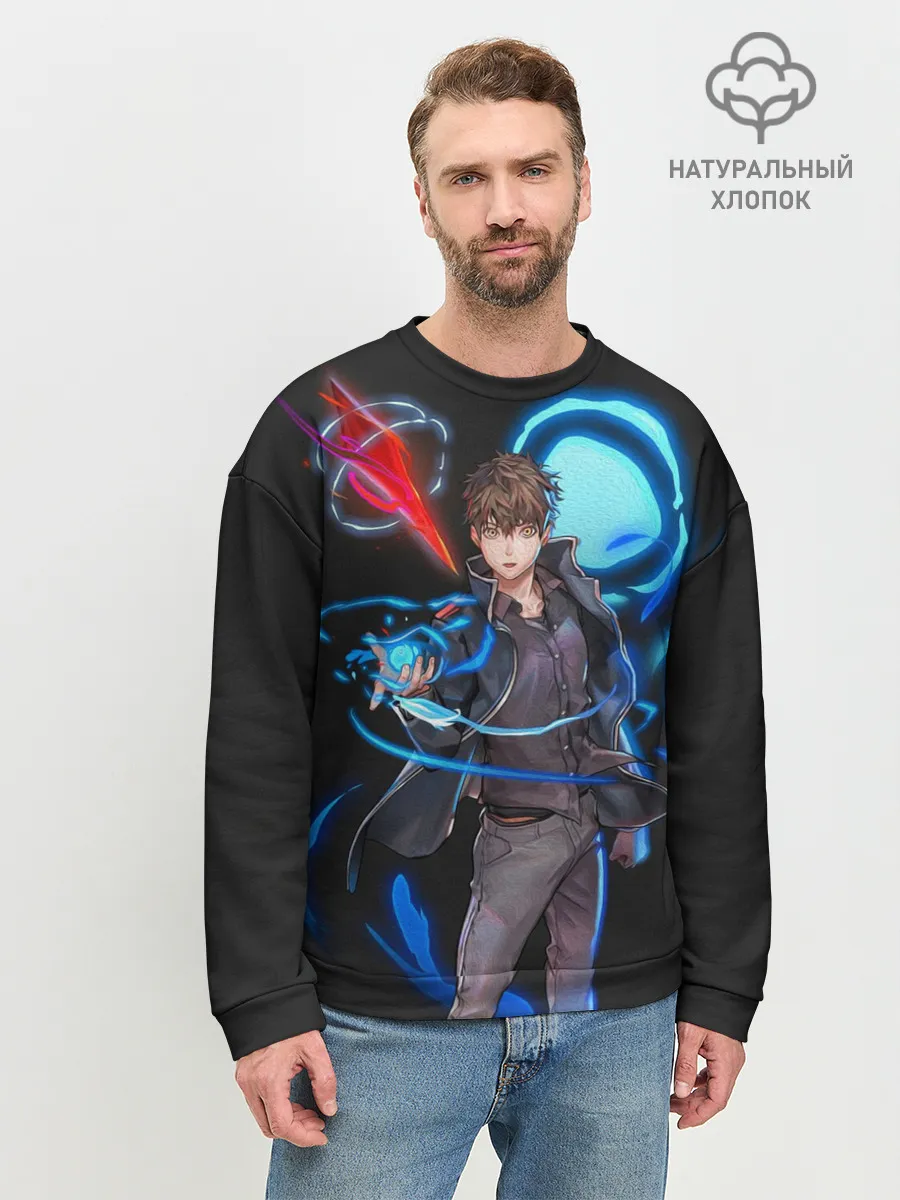 Мужской свитшот базовый / Сила Баама. БАШНЯ БОГА