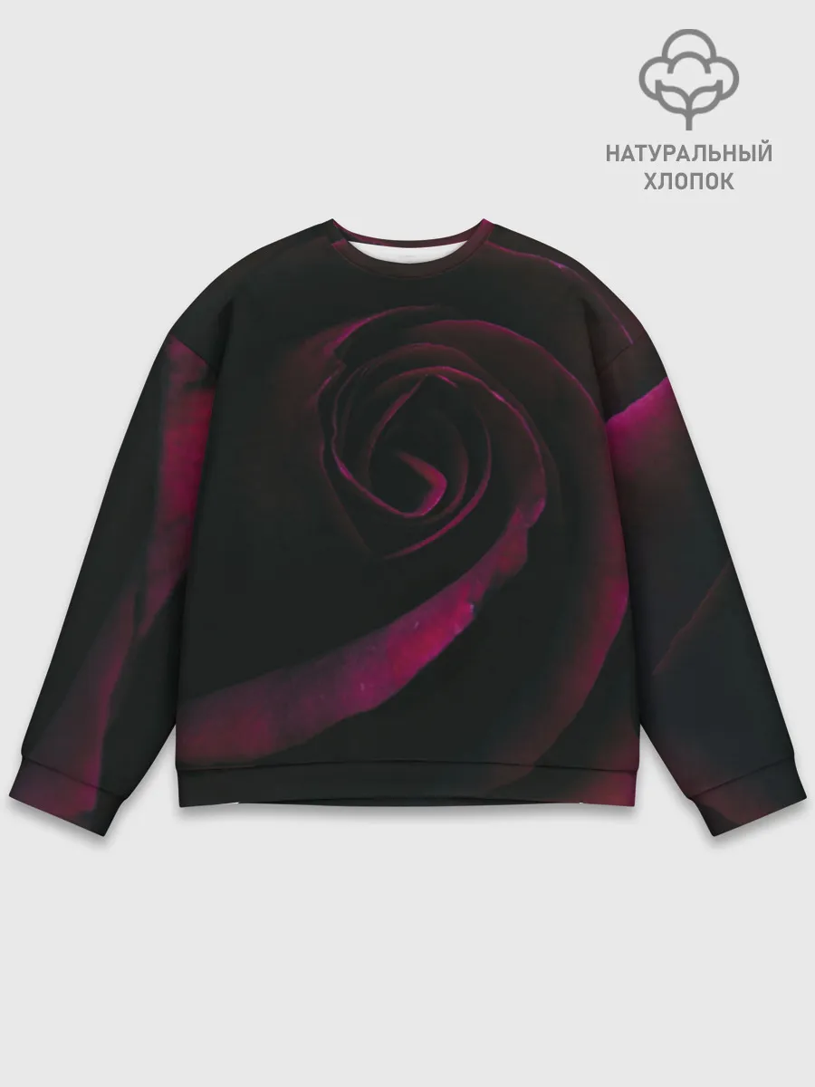 Мужской свитшот базовый / Dark Rose