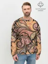 Мужской свитшот базовый / дудл узоры
