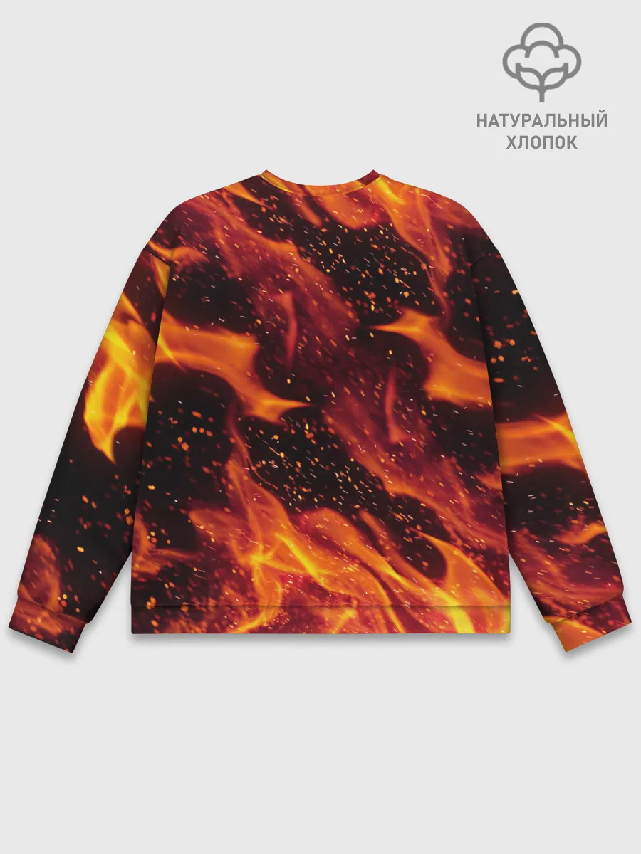 Мужской свитшот базовый / ЯЗЫКИ ПЛАМЕНИ