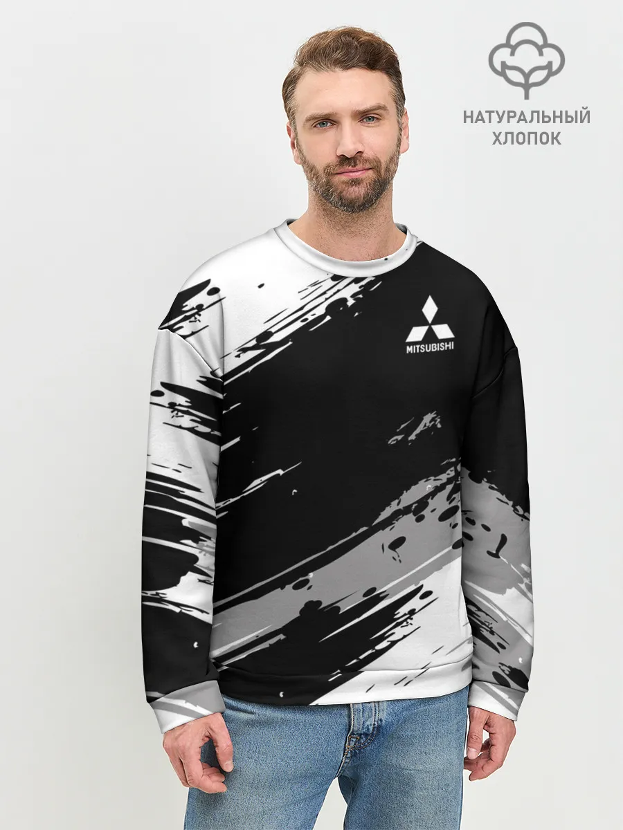 Мужской свитшот базовый / Mitsubishi