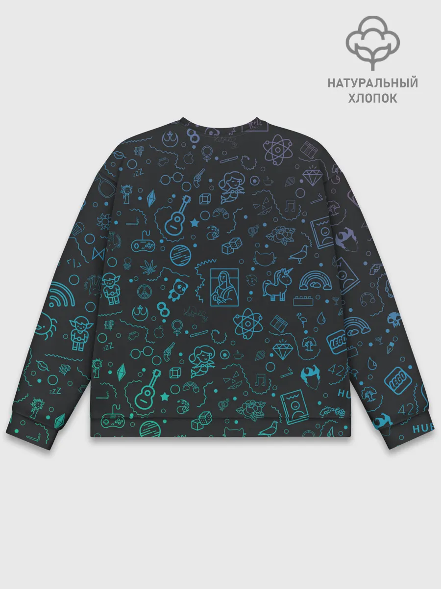 Мужской свитшот базовый / Логотипы