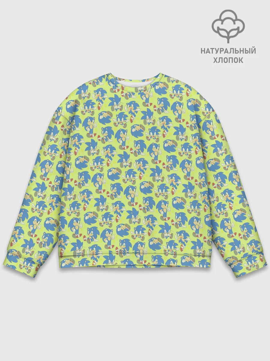 Мужской свитшот базовый / Соник