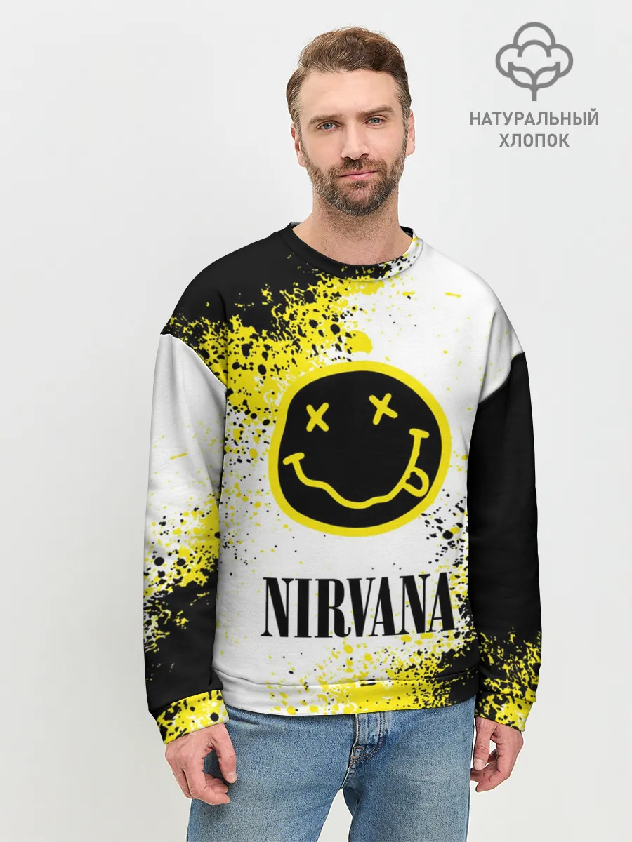 Мужской свитшот базовый / NIRVANA