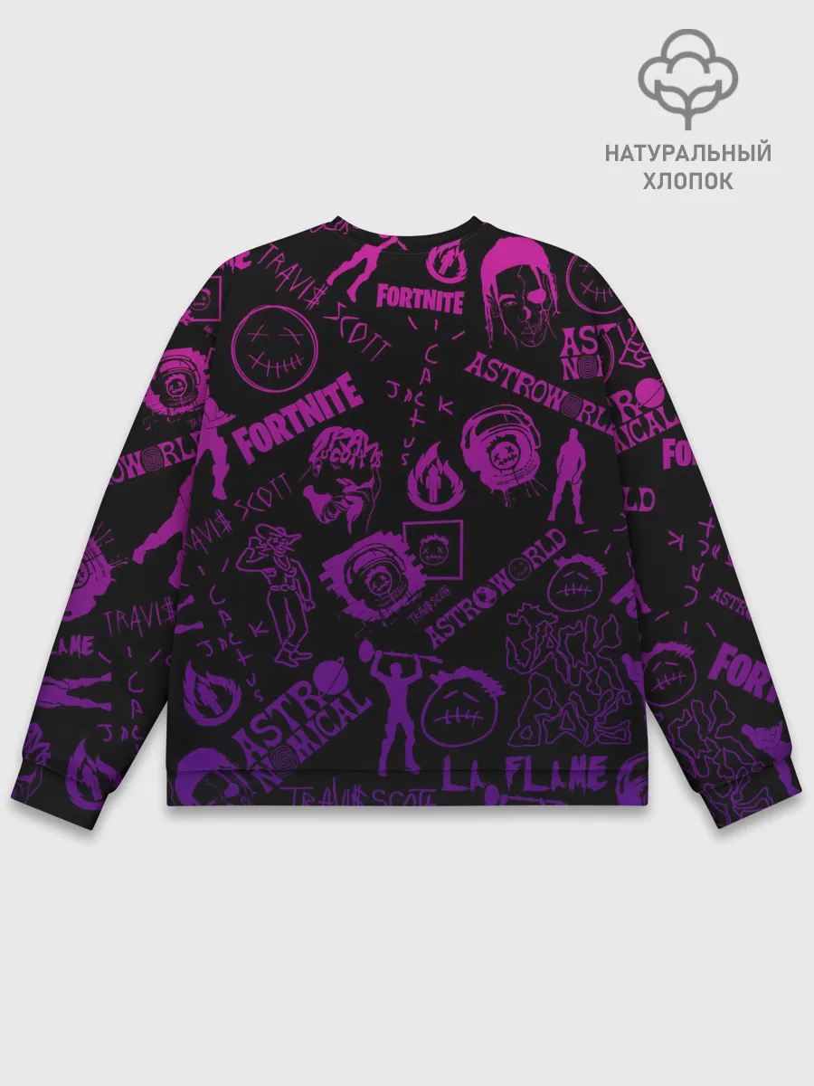 Мужской свитшот базовый / TRAVIS SCOTT X FORTNITE.