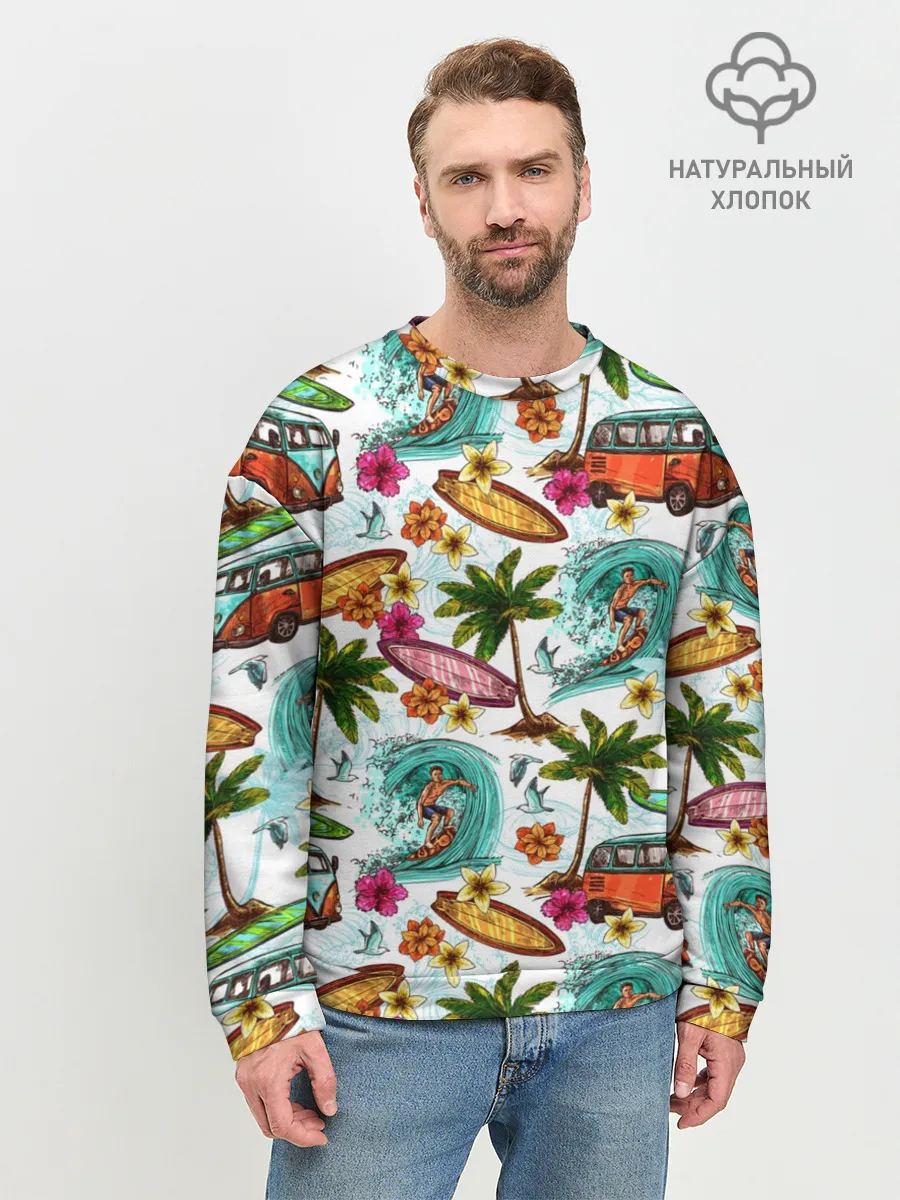 Мужской свитшот базовый / Летнее Настроение