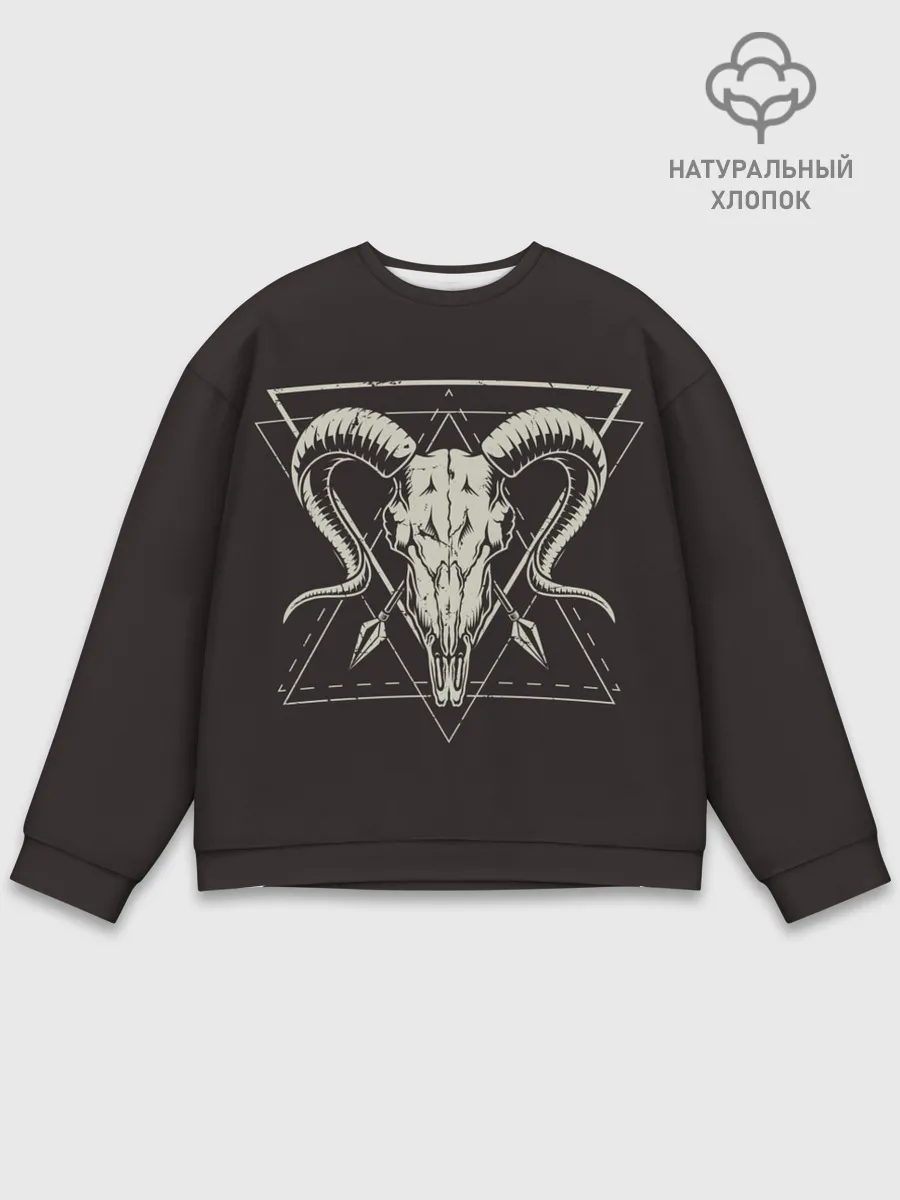 Мужской свитшот базовый / Культ