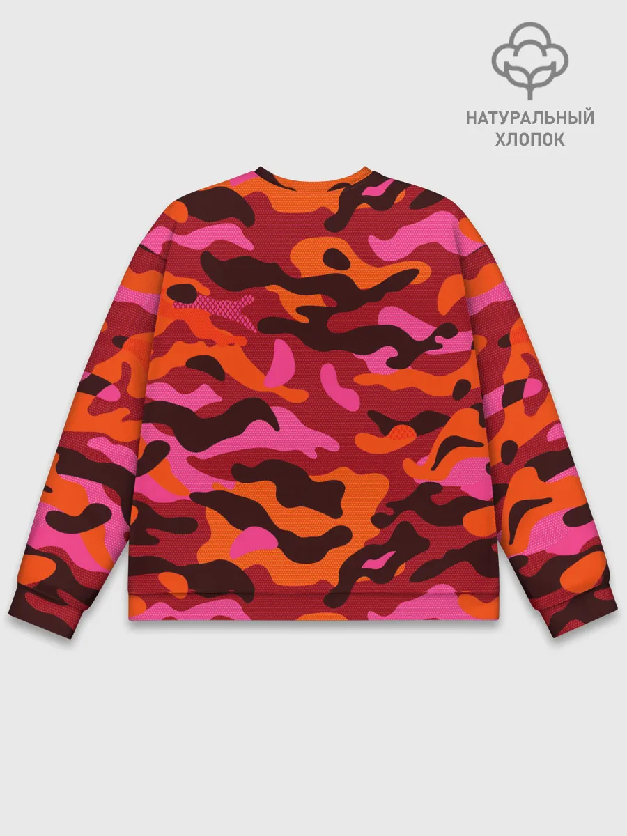 Мужской свитшот базовый / CAMOUFLAGE RED