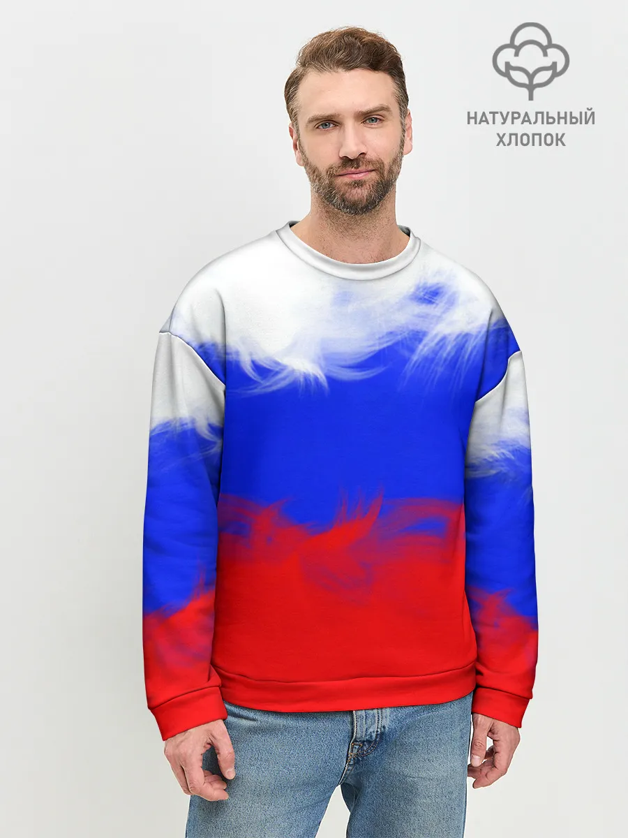 Мужской свитшот базовый / Россия.
