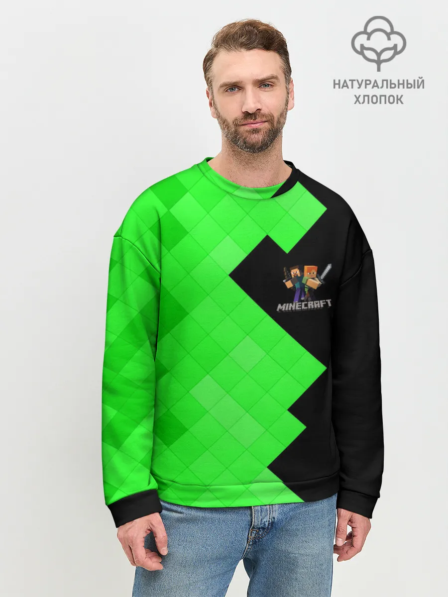 Мужской свитшот базовый / MINECRAFT