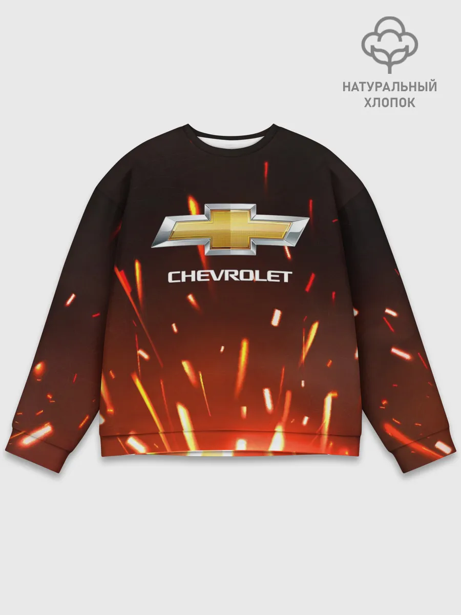 Мужской свитшот базовый / CHEVROLET