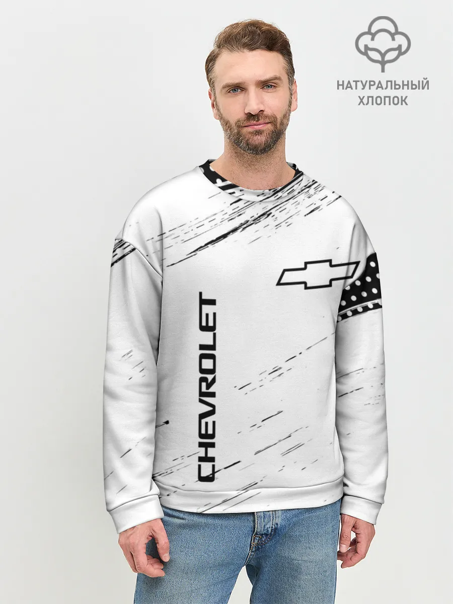 Мужской свитшот базовый / CHEVROLET