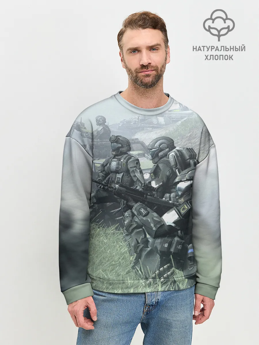 Мужской свитшот базовый / Halo 2
