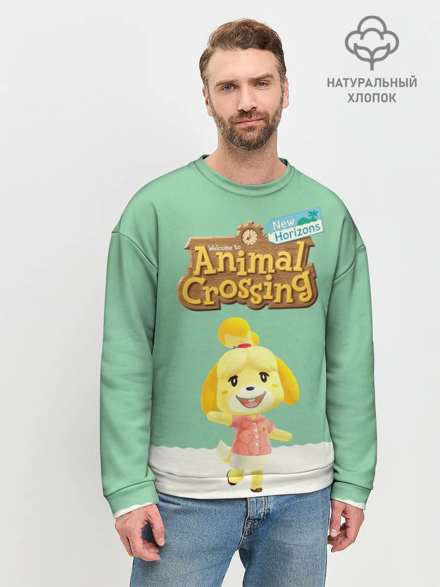 Мужской свитшот базовый / Animal Crossing
